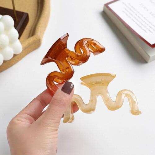 Hot Sale Solid Color Claw Clip Large Barrette Crab Hair Claws Bath Clip Ponytail Clip For Women Girls Hair Accessories Gift