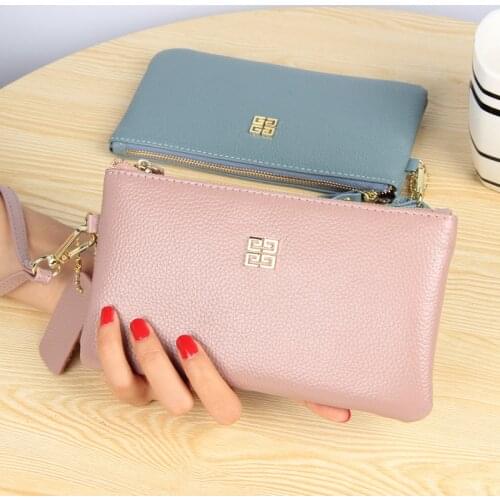 Wristband Hand Carry Women Long Wallet Female Clutch Lady Purse Zipper Wallets Phone Pocket Card Holder Ladies Carteras