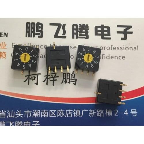 1PCS Japan COPAL SC-2010TB 0-9/10 bit 10-speed rotary dial coding switch 4: 1 pin positive code patch 5 feet