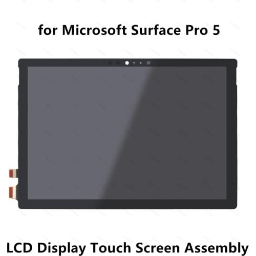 12.3'' for Microsoft Surface Pro 5 1796 LP123WQ1(SP)(A2) LED LCD Display Panel Touch Screen Glass Digitizer Assembly Replacement