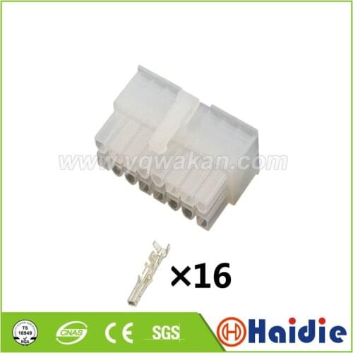 2sets 16pin auto plastic electric 39-01-2160 auto cable housing harness unsealed plug connector 3901-2160