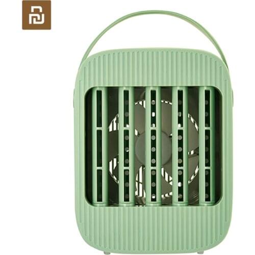 2021 Summer Creative USB Charging Personal Desk Mini Fan Portable Office Silent Electric Desktop Ice Fog Humidifying Fan