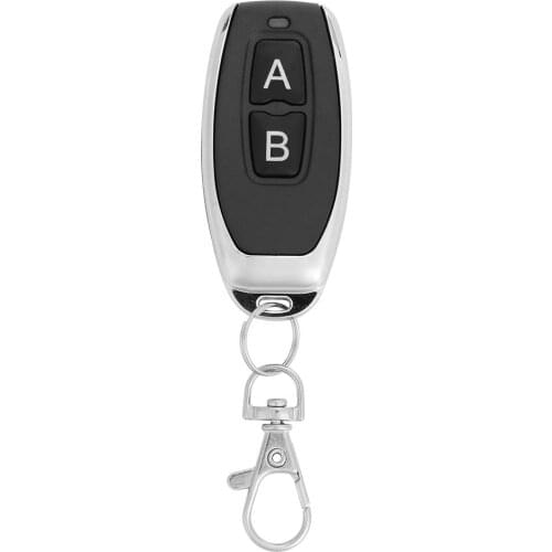 433 Mhz Universal Wireless Remote Control AK-KBJ027 Learning Code 2 Buttons Copy Garage Gate Electric Switch Light Controller