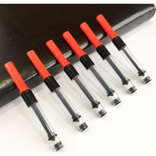 5PCS 3.4mm Meet International Standards Plastic Pump Cartridges Fountain Pen Converter School Office Stationery Supplies
