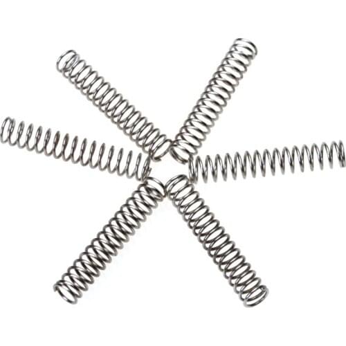 8pcs Guitar Chrome Plated Pickup Mounting Springs Sliver for Guitar Parts Accessories