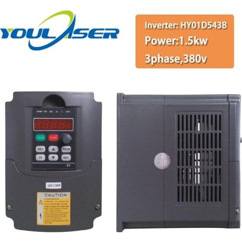 380v 1.5kw VFD Variable Frequency Drive VFD Inverter 3HP 380v Input 3HP for spindle motor speed control