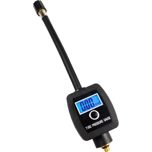 Digital Air Tire Pressure Gauge Chuck Check Meter for Truck/Car/Bike