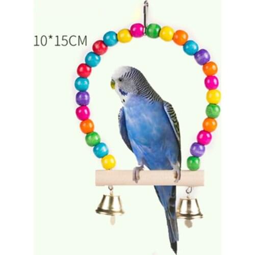 Parrot Bird Toys Rope Braided Pet Parrot Chew Rope Perch Coil Cage Cockatiel Toy Pet Birds Training Accessories