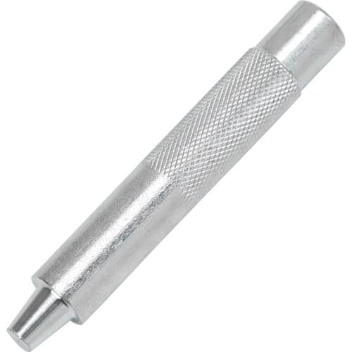 Rivet Fixing Setting Tool 4.3in Length Double-Sided Rivet Punch for DIY Leather Craft Button Installation, base + hole drilling