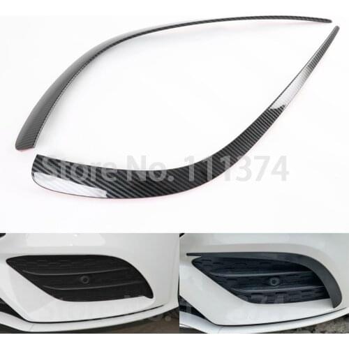 Carbon Front Bumper Wind Blade for Mercedes Benz CLA class W118 C118 2019-2020 CLA 250 180 200 Splitter