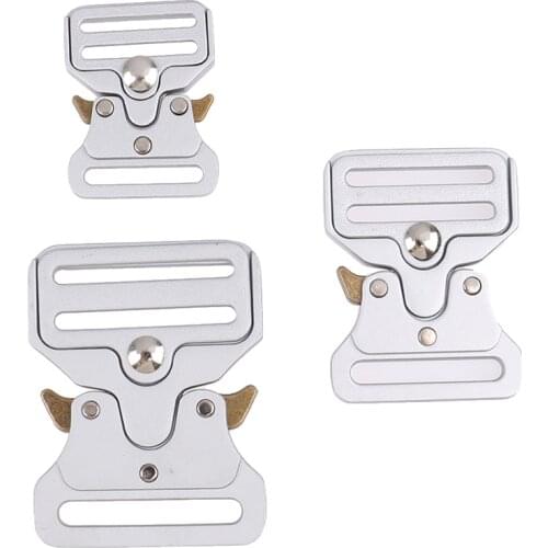 Metal Strap Buckles For Webbing DIY Bag Luggage Clothes Accessories Clip Buckles