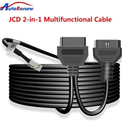 Lonsdor JCD 2-in-1 Multifunctional Programming Cable for Jeep/Chrysler/Dodge/Fiat/Maserati Work with K518ISE Diagnostic Cables