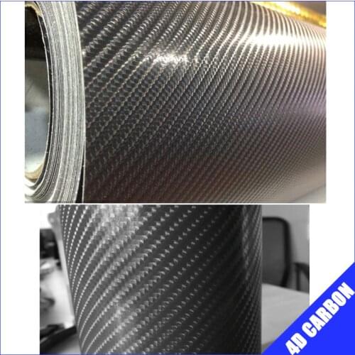 New style 4d carbon film car wrap Dark grey