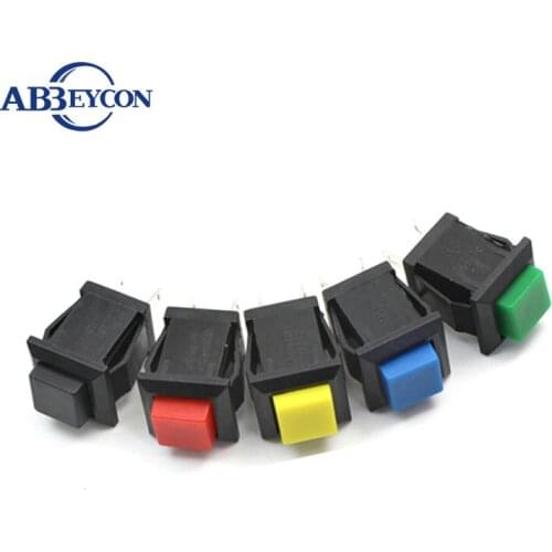 NS190 push to on DS-431 OFF-(ON) reset switch square momentary switch