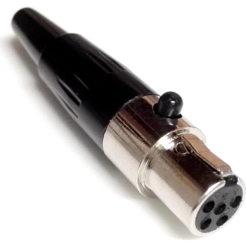 Wholesale 50 pcs/lot 5 pin Female Mini XLR Audio Microphone connector TA5F