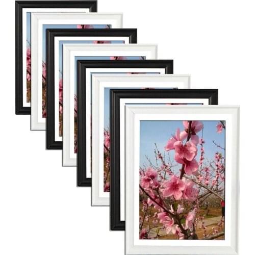 Simple And Modern Wood Picture Frames High Definition Glass Photo Display Suitable for Wall Hang Pendulum Table Home Decor