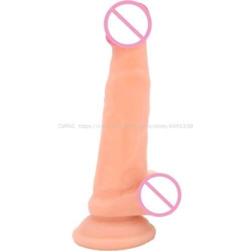 CW0293 17cm Realistic Stimulation Toys for Women Didlo for Men Gay Beginner