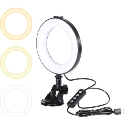 Adjustable Video Conference Fill Light Universal Computer Live Lamp Clip-on Ring Light For Mobile Phone Computer Brightness