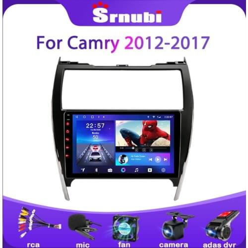 Srnubi Android 10 Car Radio For Toyota Camry 7 XV 50 55 2012 2013 2014-2017 Multimedia Video Player 2Din WIFI Navigation GPS DVD