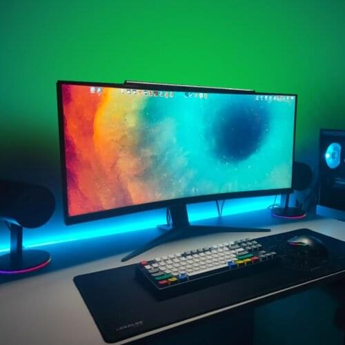 RGB LED Lamp Strip TV Background Computer Desktop Decorate USB Blutooth 5V App Control Dimming Atmosphere Bar Chassis Light