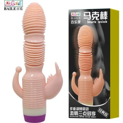Baile mark stick G Spot Vibrator Waterproof Adult Sex Toys For Women Stimulator Oral Clit Vibrators for Women Erotic Toys