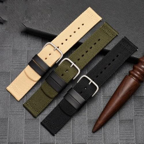 High Quality Nylon Canvas Watchbands For Casio PRG-600/650 PRG650 PRW-6600 Durable Anti-fall Watch Band Replacement Strap Wrist