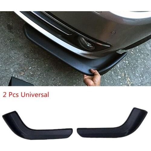 2Pcs Universal Vehicle Car Front Bumper Lip Spoiler Splitter Scratch Protector