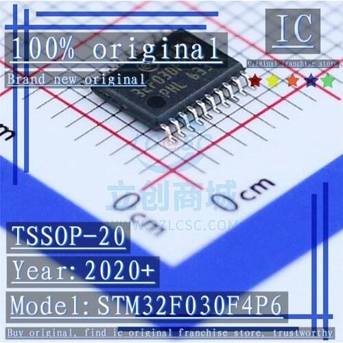 2020+ 100% Brand new original 2PCS-10PCS STM32F030F4P6 32F030F4P6 TSSOP-20 Microcontroller chip