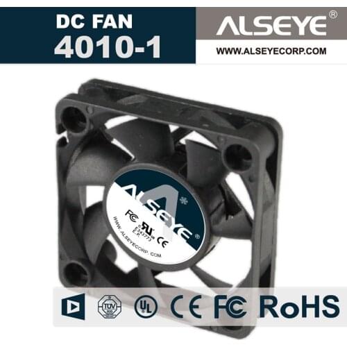 ALSEYE 40mm Cooling Fan 12v 7000RPM 4cm Cooler Fan Hydraulic Bearing Axial 4010 Fan Cooler 40 x 40 x 10mm