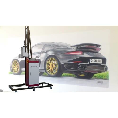 Automatic 3D Wall Printer Easy Operate Wall Printing Machine For Outdoor Drawings Decoration