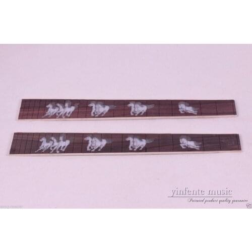 Free shipping 1 pcs Rosewood Guitar Fretboard Fingerboard Guitar parts horse INlaid