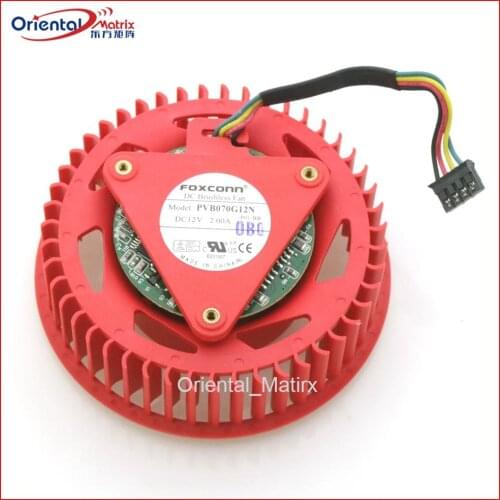 Free Shipping PVB070G12N 12V 2.00A For AMD HD6970 6990 Graphics Card Cooler Cooling Fan 4Pin