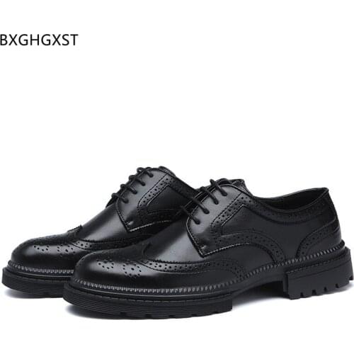 Brogue Men Wedding Shoes 2021 Dress Designer Leather Shoes Men Formal Black Casual Business Shoes Men Chaussure Homme Zapatos