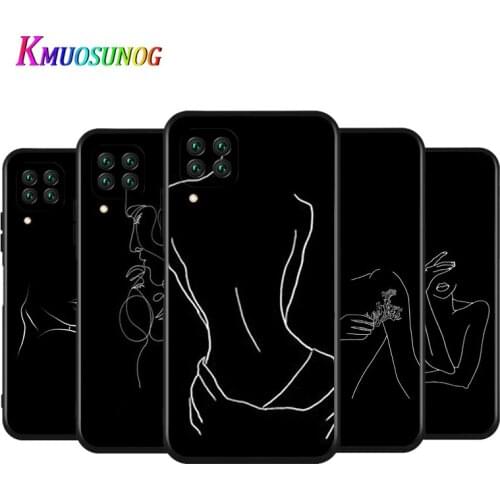 Line Abstract Art For Huawei Nova 2 2i 3 3E 3I 4 4E 5 5I 5Z 5E 5T 6 7 7I 8 SE Lite Pro SE Silicone Soft TPU Phone Case