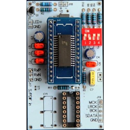 CS8412 Digital Receiver Board SPDIF Coaxial Receiver Board Coaxial to I2S