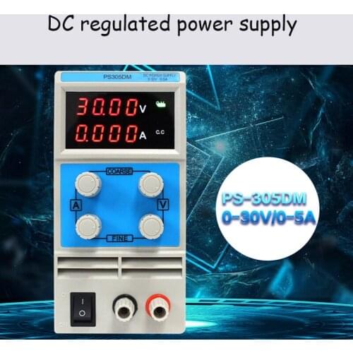 Guce High Quality DC Power Supply 30V 5A PS305DM 4 digits Switching Power Supply Variable
