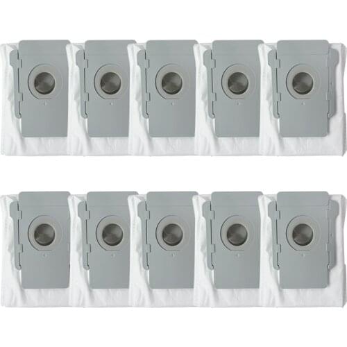 10 Pcs For Irobot Roomba I7 I7+ Plus E5 E6 Robot Vacuum Cleaner Dust Bag Filter Bags Robotic Vacuum Cleaner Bag Accessories