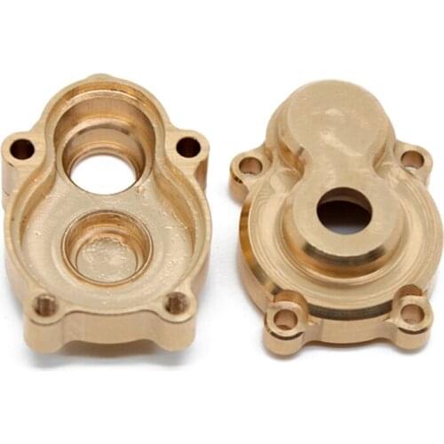 RC Crawler Car Brass Diff Cover Set Upgrade Axles Housing Cover Durable Accessories for YK4102 YK4082 Alloy Parts