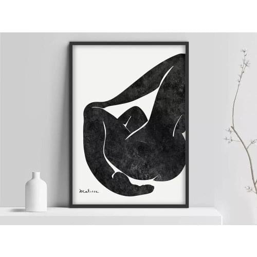 Wall Art Home Henri Matisse Blue Nude Decor Hd Print Modular Beautiful Picture Posters Canvas Painting For Bedroom Artwork Frame