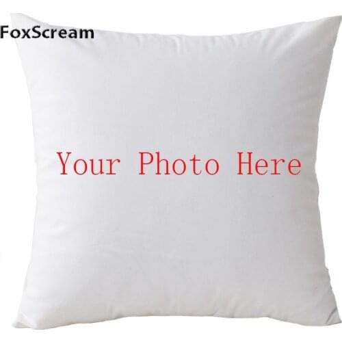 Velvet Cushion Cover Personalised Velvet Custom Printed Pillow Cover Home Decoration Car Sofa Waist Pillow Case Gift For Sofa