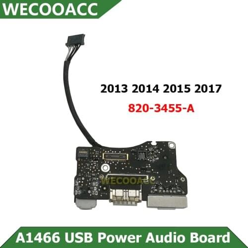Original I/O USB Power Audio Board 820-3455-A DC Jack For Macbook Air 13" A1466 2013 2014 2015 2017 years