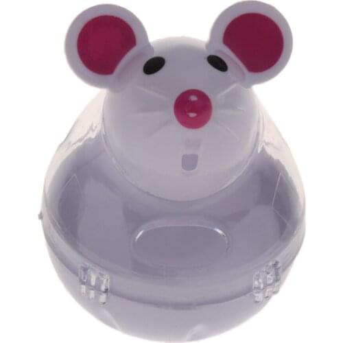 Plastic Pet Cat Tumbler Toy Interactive Cat Dog Puppy Leakage Food Dispenser