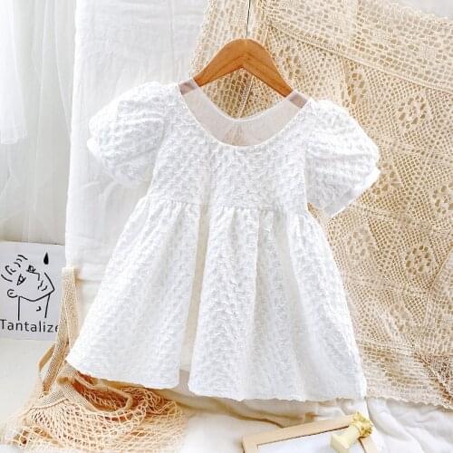 Mihkalev Toddler Girl Summer Dress For Wedding And Party 2021 Kids Bow Dresses For Girls Tutu Dress Children Dance Clothing