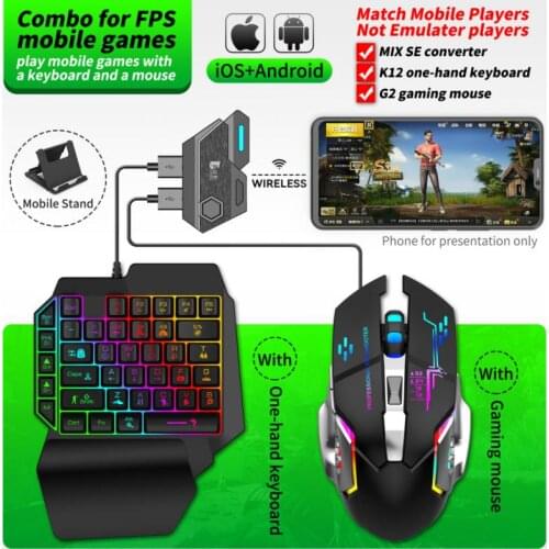 Professional Game Accessories Gamwing Mix SE/Elite Mouse & Keyboard Converter Faster Reaction For Android iOS Mobile PUBG Games