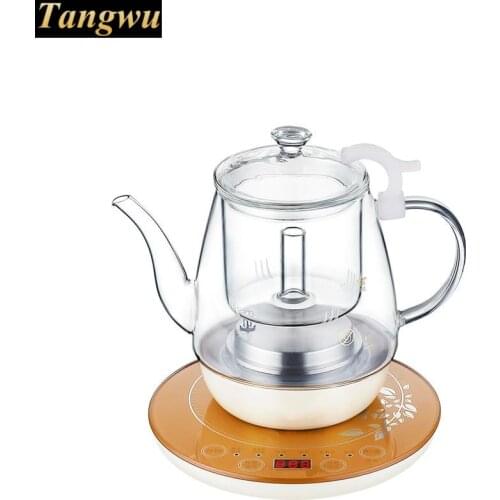Hot pressure spray intelligent flower teapot fully automatic boiled tea stove glass bubble