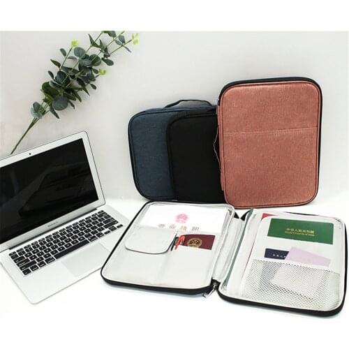 Multifunction iPad Pro 11 10.5 Air 4 2020 Pouch Bag Tablet Sleeve Office School A4 Document Organizer Holder Business Briefcase