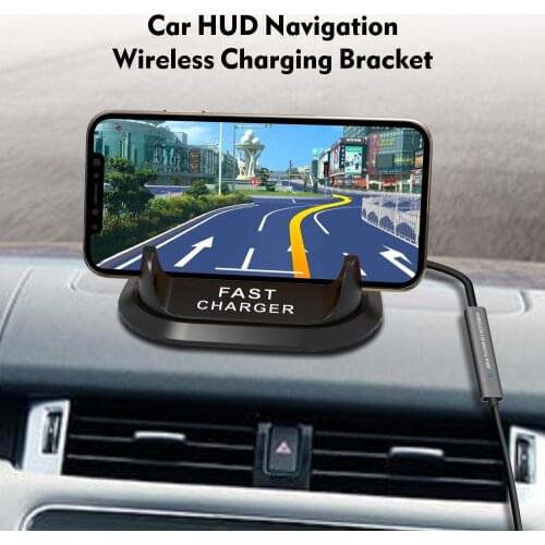 Universal Car Holder 10w Qi Wireless Charger Anti-slip Mat Phone Stand Mount Anti Slip Car Dashboard Mobile Phone Holder