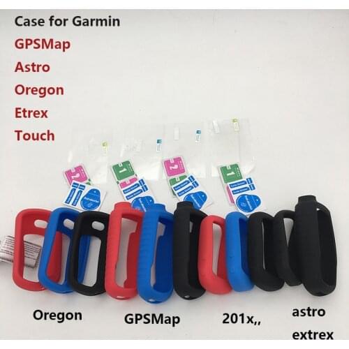 Generic protect Silicone Case Skin Cover Screen protector film for Garmin GPS Astro GPSMap Oregon touch 35 etrex 302