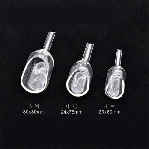 Weighing funnel,Weighing hopper,Glass emil weighing boat,Transfer spoon boat,Small/Medium/Large