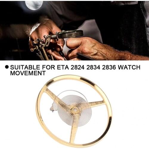 Mechanical Watch Movement Parts Balance Wheel Spring for ETA 2824 2834 2836 Watch Movement Parts Watchmaker Watch Repair Tool